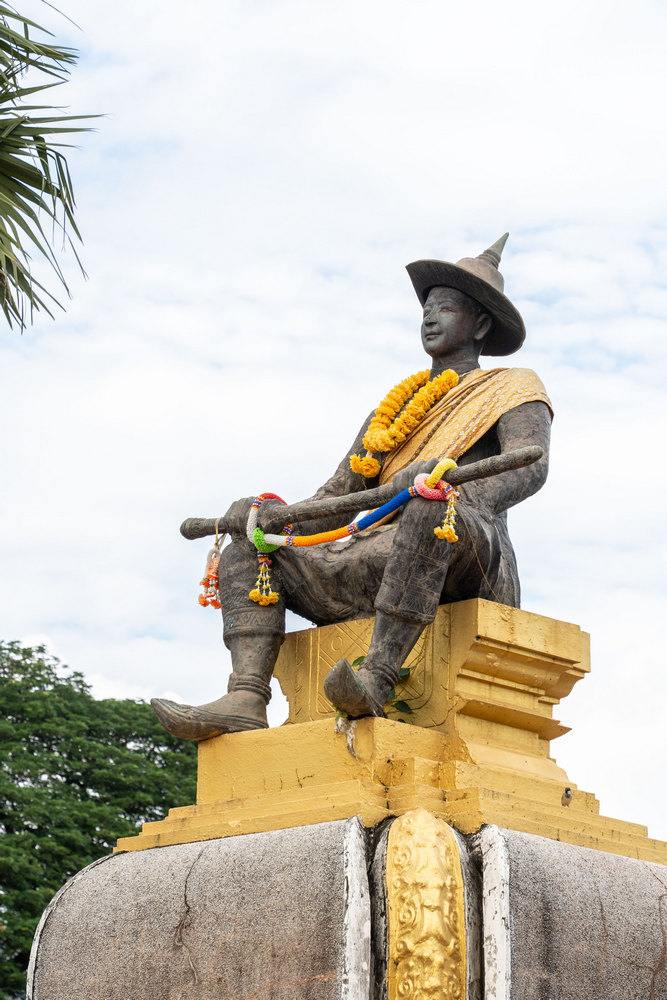 賽塔提拉，寮國歷史上瀾滄王國的國王，在位時間1550~1572年 ©陳育陞/旅讀