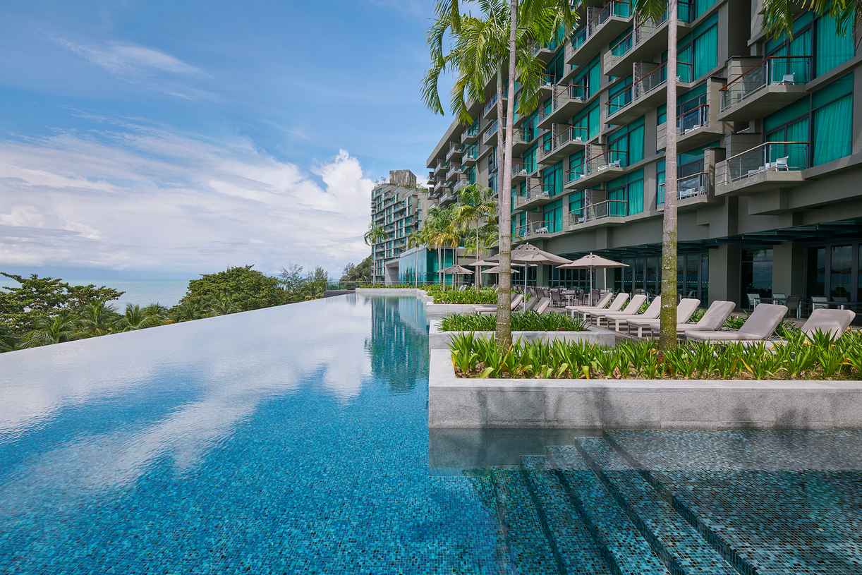 贴海而建的泳池©Angsana Teluk Bahang,Penang