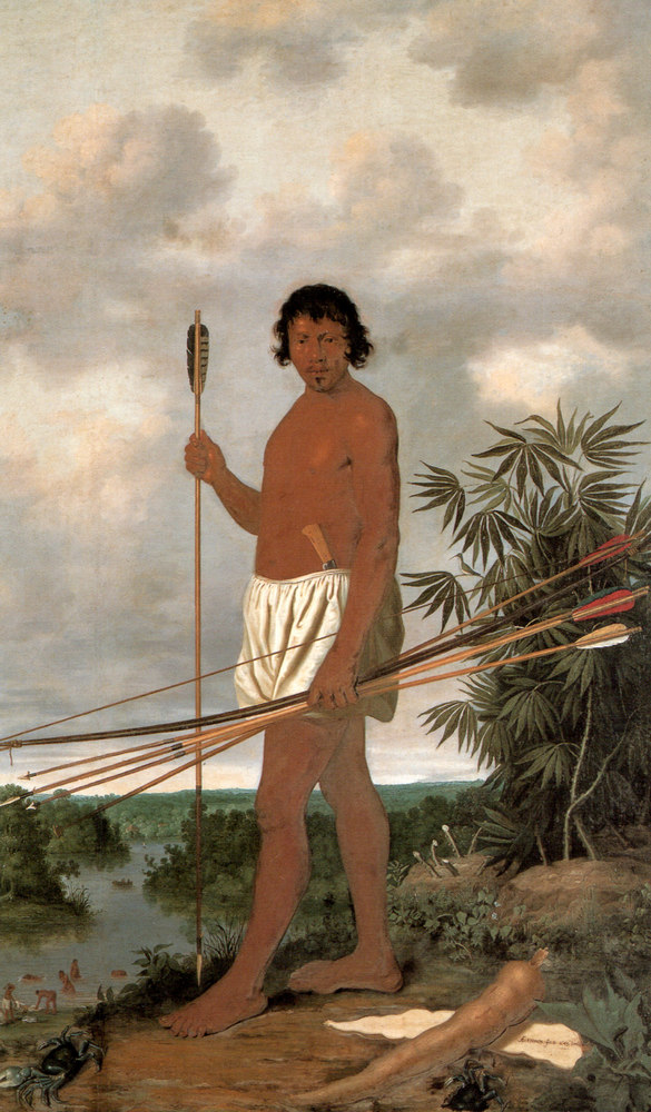 巴西原住民图皮南巴人肖像画 ©Wikimedia Commons
