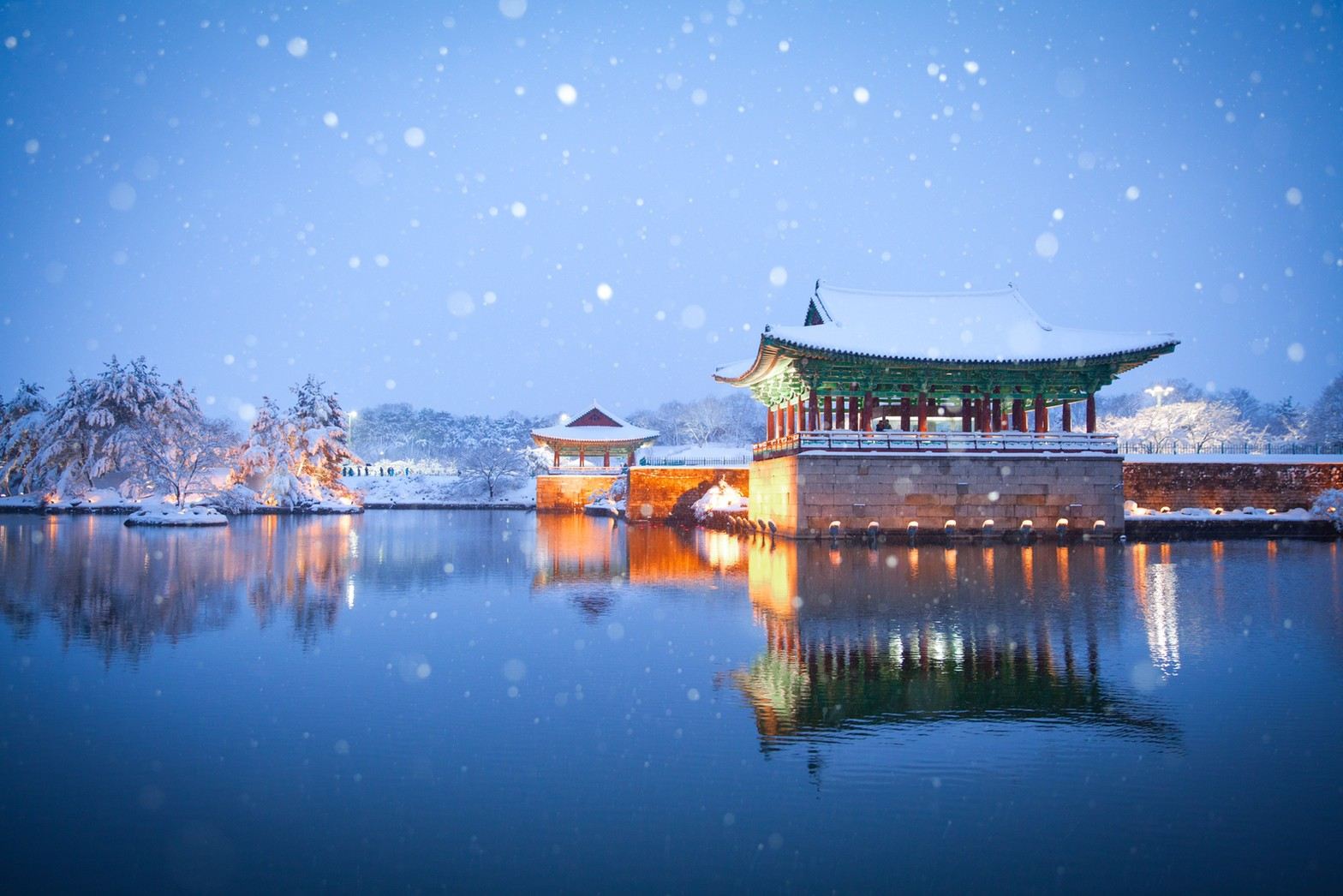 韓國四季之美_慶尚北道 慶州 東宮與月池(冬)©韓國觀光公社